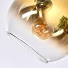 Koyoto Deckenleuchte Glas 15 cm Gold, Schwarz, 10-flammig