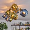 Koyoto Deckenleuchte Glas 15 cm Gold, Schwarz, 10-flammig