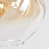 Ripoll Hängeleuchte Glas 20 cm Bernsteinfarben, Klar, Rauchfarben, 4-flammig