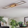 Manor Deckenleuchte LED Schwarz, 1-flammig, Fernbedienung