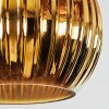 Koyoto Deckenleuchte Glas 15 cm Blau, Gold, Kupferfarben, 5-flammig