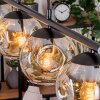 Ripoll Pendelleuchte Glas 15 cm Bernsteinfarben, 4-flammig