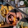Ripoll Pendelleuchte Glas 15 cm Blau, Gold, Grün, Kupferfarben, 4-flammig