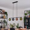 Gastor Pendelleuchte Glas 15 cm Blau, Grün, Kupferfarben, 4-flammig