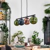Gastor Pendelleuchte Glas 15 cm Blau, Grün, Kupferfarben, 4-flammig
