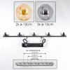 Gastor Pendelleuchte Glas 15 cm Bernsteinfarben, Rauchfarben, 5-flammig