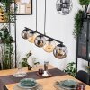 Gastor Pendelleuchte Glas 15 cm Bernsteinfarben, Rauchfarben, 5-flammig