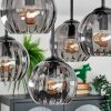 Koyoto Deckenleuchte Glas 15 cm Rauchfarben, 5-flammig