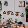 Koyoto Pendelleuchte Glas 15 cm Blau, Chrom, Gold, Grün, Kupferfarben, Rauchfarben, 5-flammig