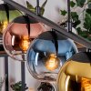 Koyoto Pendelleuchte Glas 15 cm Blau, Gold, Grün, Klar, Kupferfarben, 5-flammig