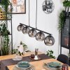 Koyoto Pendelleuchte Glas 15 cm Rauchfarben, 5-flammig