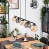 Koyoto Pendelleuchte Glas 15 cm Bernsteinfarben, Rauchfarben, 5-flammig