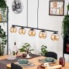 Koyoto Pendelleuchte Glas 15 cm Bernsteinfarben, 5-flammig