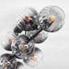 Koyoto Deckenleuchte Glas 15 cm Klar, Rauchfarben, 10-flammig
