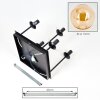 Gastor Deckenleuchte Glas 15 cm Bernsteinfarben, 5-flammig