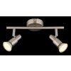 Globo Kinley Deckenleuchte Chrom, Nickel-Matt, 2-flammig
