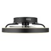 Globo Conway Deckenventilator LED Schwarz, 1-flammig, Fernbedienung
