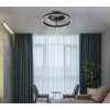 Globo Conway Deckenventilator LED Schwarz, 1-flammig, Fernbedienung