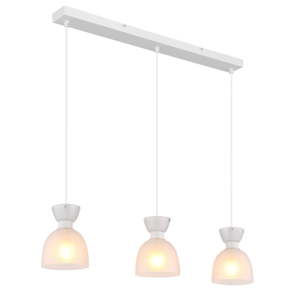 Globo Massey Hängeleuchte Weiß, 3-flammig main product photo