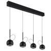 Globo Donovan Hängeleuchte LED Chrom, Schwarz, 1-flammig