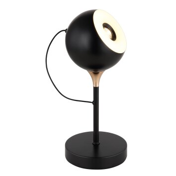 Globo Donovan Tischleuchte LED Chrom, Schwarz, 1-flammig
