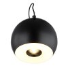 Globo Donovan Wandleuchte LED Chrom, Schwarz, 1-flammig