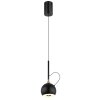 Globo Donovan Hängeleuchte LED Chrom, Schwarz, 1-flammig