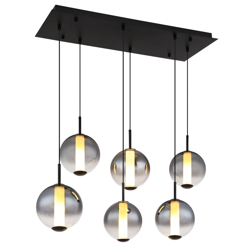 Globo Lacy Hängeleuchte LED Schwarz, 1-flammig main product photo
