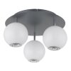 Globo Simmons Deckenleuchte LED Grau, 1-flammig