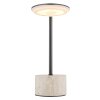 Globo Laurena Tischleuchte LED Chrom, Grau, Schwarz, 1-flammig