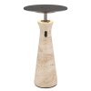 Globo Travertin Tischleuchte LED Grau, 1-flammig