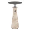 Globo Travertin Tischleuchte LED Grau, 1-flammig