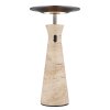 Globo Travertin Tischleuchte LED Grau, 1-flammig