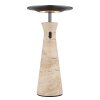 Globo Travertin Tischleuchte LED Grau, 1-flammig