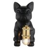 Hunde Lampe Globo Dogo Tischleuchte Schwarz, 1-flammig