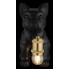 Hunde Lampe Globo Dogo Tischleuchte Schwarz, 1-flammig