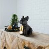 Hunde Lampe Globo Dogo Tischleuchte Schwarz, 1-flammig