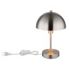 Pilzlampe Globo Atoma Tischleuchte Nickel-Matt, 1-flammig