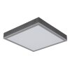 Globo Doro Deckenleuchte LED Grau, Silber, 1-flammig