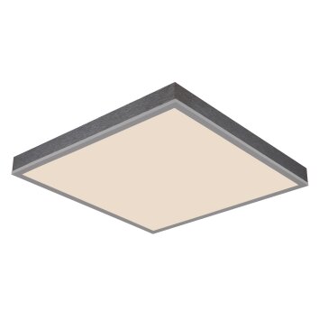 Globo Doro Deckenleuchte LED Grau, Silber, 1-flammig, Fernbedienung