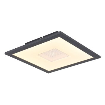 Globo Doro Deckenleuchte LED Silber, Weiß, 1-flammig