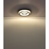 Globo Jayden Deckenleuchte LED Anthrazit, Schwarz, 1-flammig, Fernbedienung