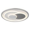 Globo Ruiz Deckenleuchte LED Silber, Weiß, 1-flammig