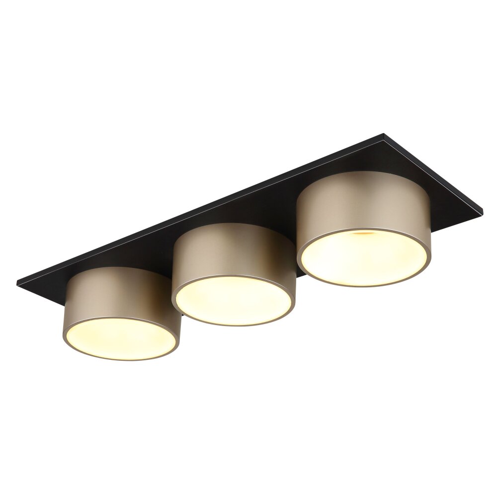 Globo Raymond Deckenleuchte LED Anthrazit, Schwarz, 1-flammig main product photo