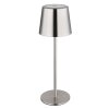 Globo Vancouver Tischleuchte LED Nickel-Matt, 1-flammig