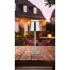 Globo Vancouver Tischleuchte LED Nickel-Matt, 1-flammig