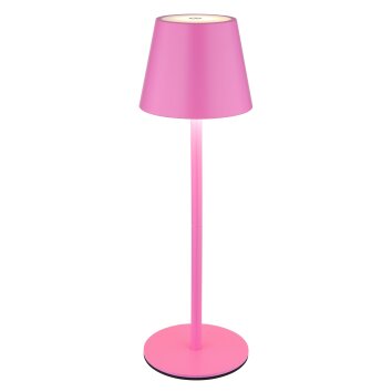 Globo Vannie Tischleuchte LED Pink, 1-flammig