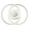 Globo Mucky Deckenleuchte LED Chrom, 1-flammig, Fernbedienung