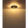 Globo Woody Deckenleuchte LED Naturfarben, Schwarz, 1-flammig