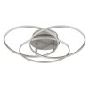 Globo Kombos Deckenleuchte LED Nickel-Matt, 1-flammig